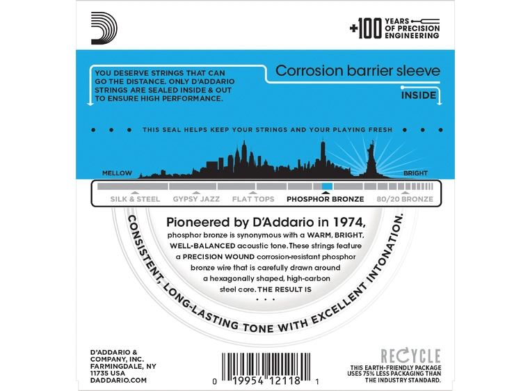 D'Addario EJ38 Phos.Bronze 12str. (010-047) 